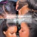 Stema 13x4 13x6 HD Lace Kinky Curly Big Frontal Wig Constructed By Bundles With Frontal